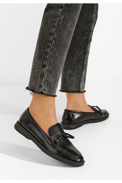 B T Shoes μοκασινια καλοκαιρινα Morvana V3 μαύρα