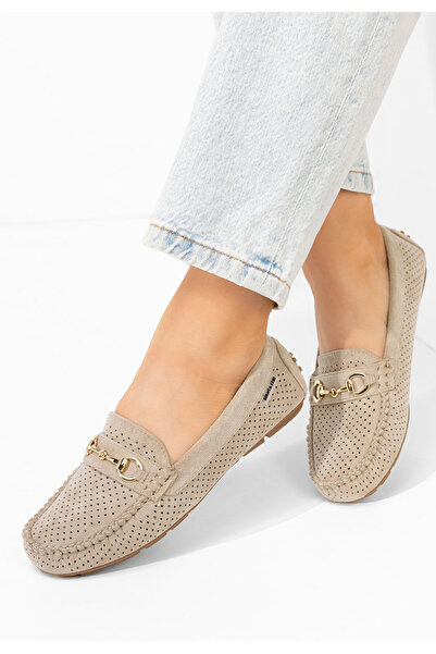 B T Shoes Μοκασίνια γυναικεια Aishani V2 μπεζ