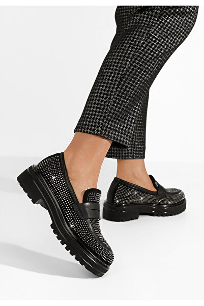 B T Shoes Černé mokasíny dámské Libre