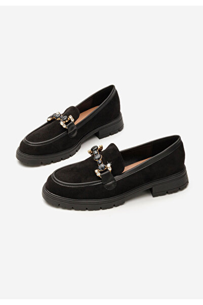 B T Shoes Čierne mokasíny dámske Cornelia