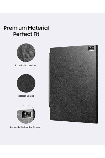 iflytek Premium PU Leather Protective Case for AINOTE AIR2 - (Black Case)