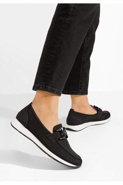 B T Shoes Clericia women's black casual shoes