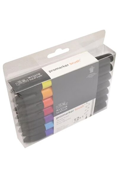 Winsor Newton ProMarker Vibrant Tones (13 Colors) Graphic Art Marker Set