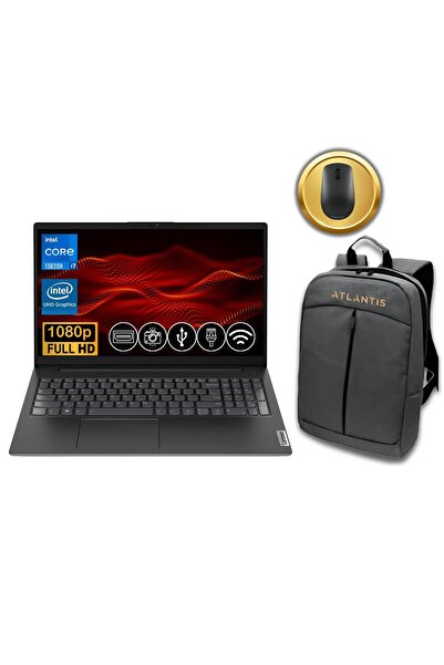 LENOVO V15 i7-13620H 24GB 2TB M.2 SSD 83A100QRTR ATL56 15.6" W11Pro Notebook & Mouse+Çanta