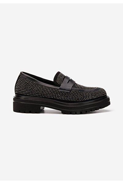 B T Shoes Černé mokasíny dámské Libre