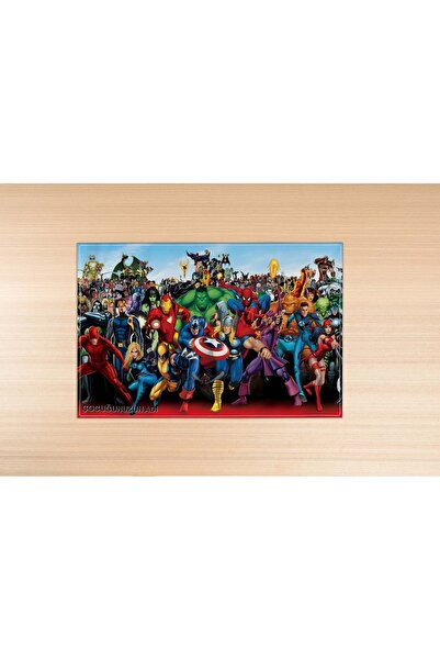 Razz Moda SÜPER KAHRAMANLI OYUN KARAKTER DESENLİ ÇOCUKLAR İÇİN BESLENME ÖRTÜSÜ