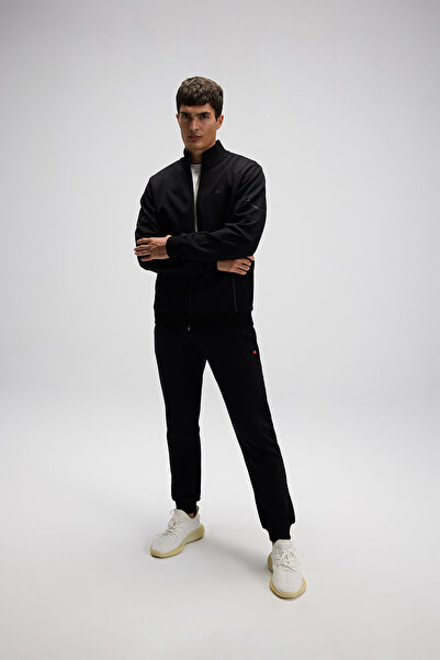 Ellesse Men's Zippered Sweatshirt Em545-Bk