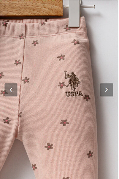 U.S. Polo Assn. U.S. Polo Assn Usb2760 Girl's Bottom and Top Set