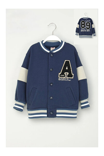 QUEEN KİDS سترة كينج كيدز للأولاد M4087 باللون النيلي