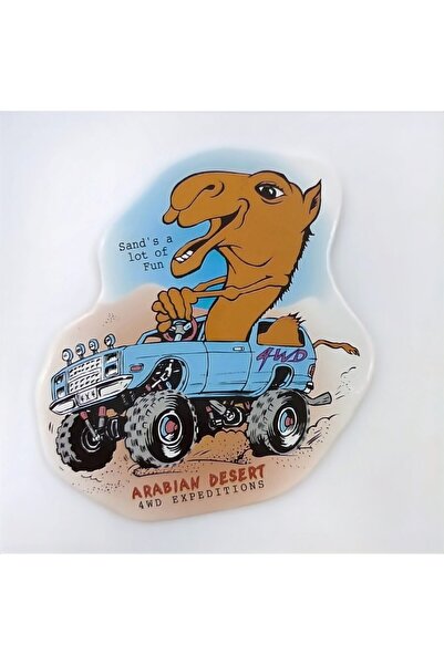 saudi scenes مغناطيس ثلاجة رحلة كاميل رباعية الدفع في المملكة العربية السعودي...