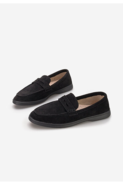 B T Shoes Černé dámské letní mokasíny Maceira V3