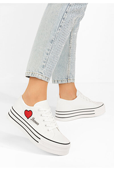 B T Shoes Γυναικεία sneakers Rashida λευκά