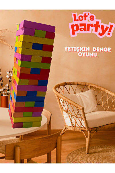 FantaziAtölyesi Yetişkin ÇİFTLER İÇİN Denge Jenga Oyunu