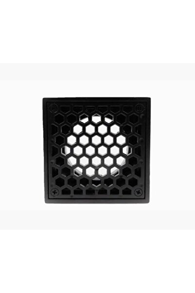 EBDAA HOME مصرف ألومنيوم أسود مقاس 15×15 سم