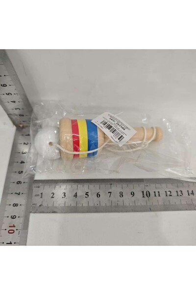 Bibilel Kids Cup-and-Ball Skill Toy (Kendama-style), Hand-Eye Coordination, 10 x 3 cm, White