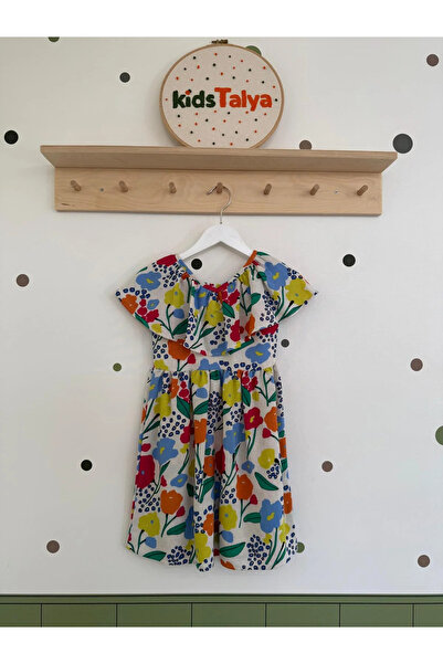 kidstalya Multicolored Floral Dress