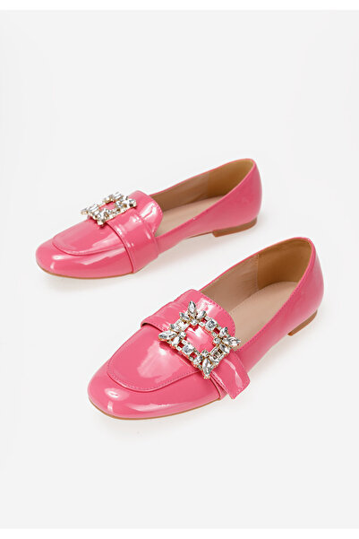 B T Shoes Μοκασίνια γυναικεια Lizza Φουξ