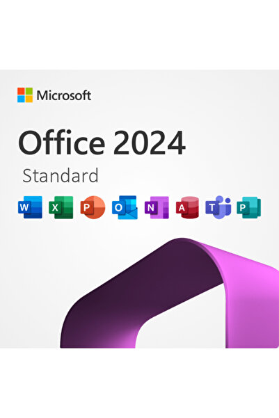 MICROSOFT Office Standard 2024 – Anında Teslim, Abonelik Ücreti Yok, Tek Seferlik Ödeme 2025