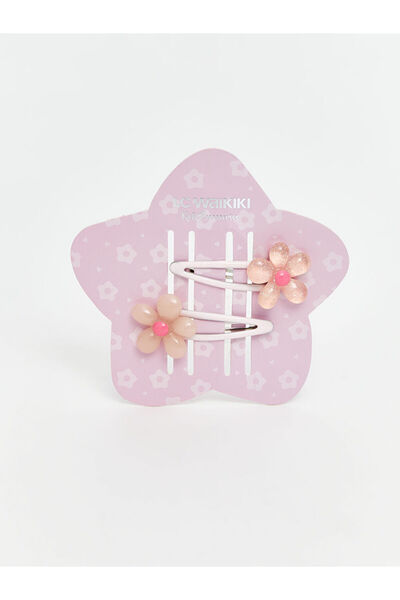 LC Waikiki Timeless Recommendations from Timeless Store |   Flower Figured Girl's Hair Clip Set of 2
