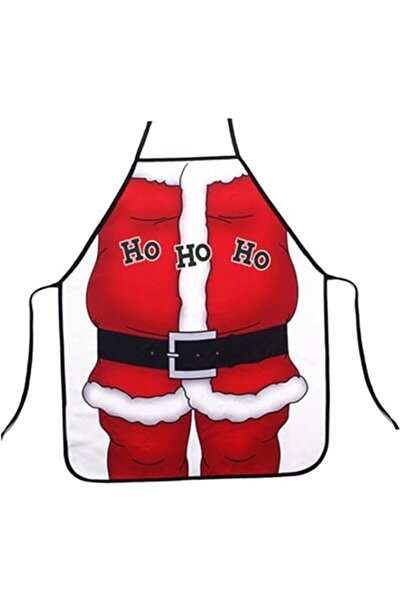 Flippy Decorative Kitchen Apron, Flippy, Christmas Theme, 50 x 70 cm, Model HO HO HO, Polyester, Red