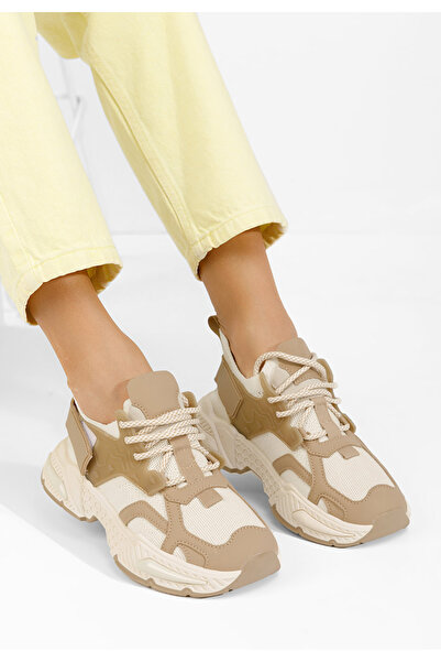 B T Shoes Khaki dámské tenisky Roxann
