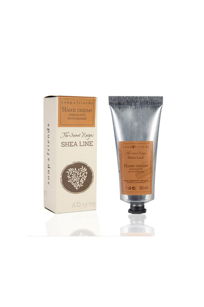 Soap&Friends كريم اليدين بالشوكولاتة 80 مل - مرطب فاخر مع 20% زبدة الشيا العضوية