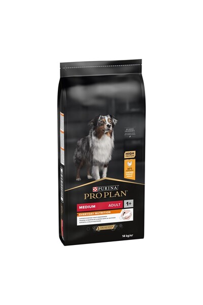 Pro Plan Pro Plan Medium Adult, Optibalance, Pui, 14 kg