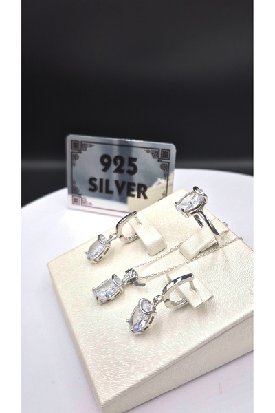 MODA 925 Ayar Kadın Gümüş Set