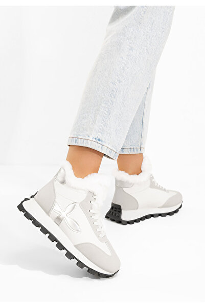 B T Shoes Χειμερινά sneakers γυναικεια Ozia γκρι