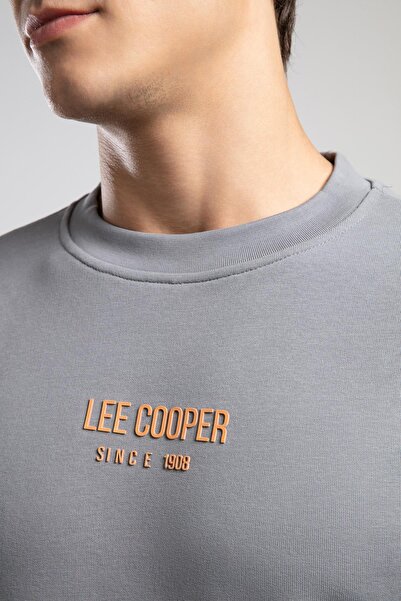 Lee Cooper Frose Men's O Neck Sweatshirt Gray