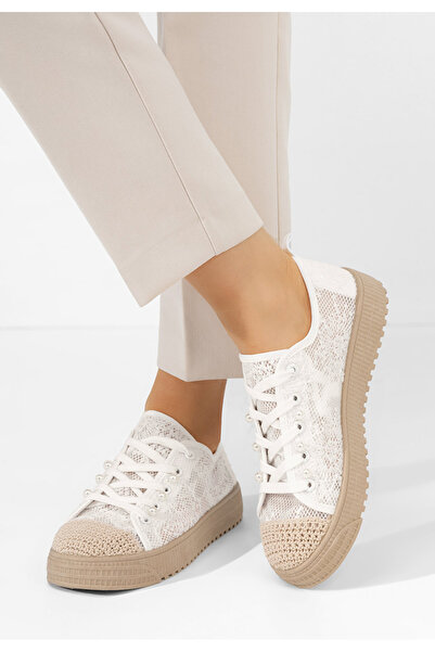 B T Shoes Γυναικεία sneakers Concha λευκά