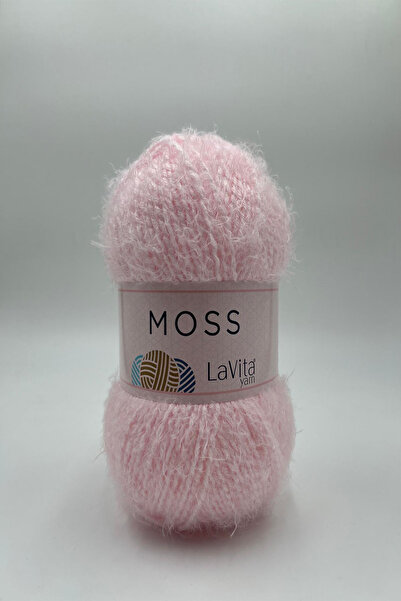 LaVita Yarn Fir de tricotat manual Moss Fuzzy 45% Poliamidă 55% Acrilic Premi...