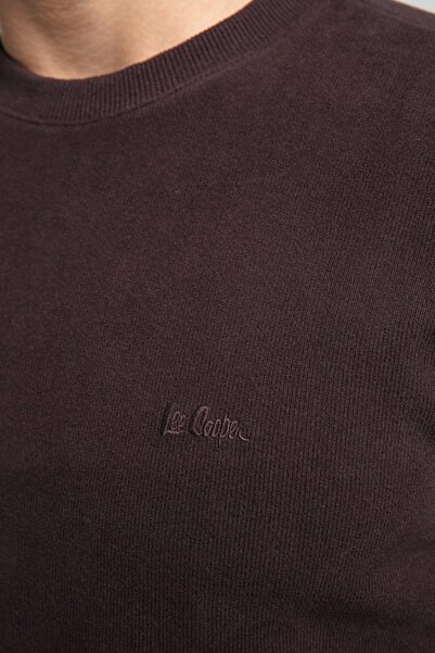 Lee Cooper Newdwade Erkek O Yaka Sweatshirt Kahve