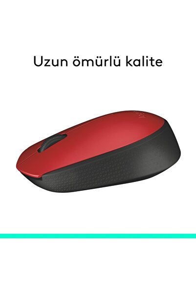 logitech M171 Kablosuz Mouse Kırmızı 910-004641