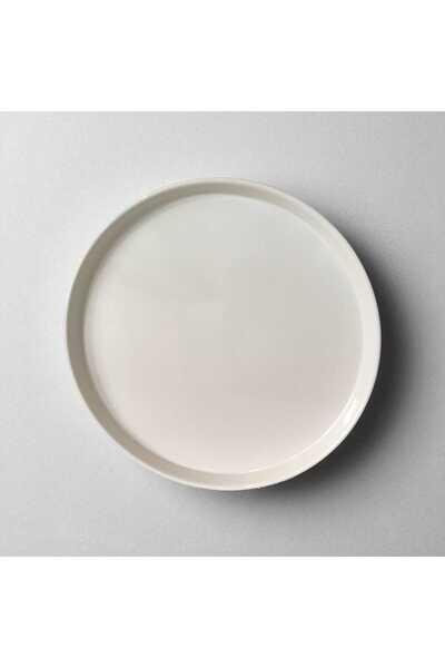 EceAksesuar Metal Tray Breakfast Tea Coffee Presentation Tray 50 cm Round