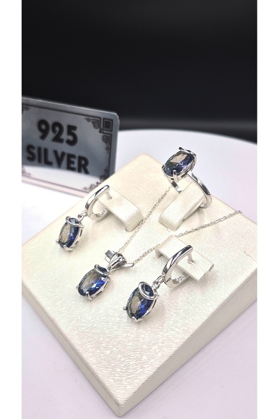 MODA 925 Ayar Kadın Gümüş Set