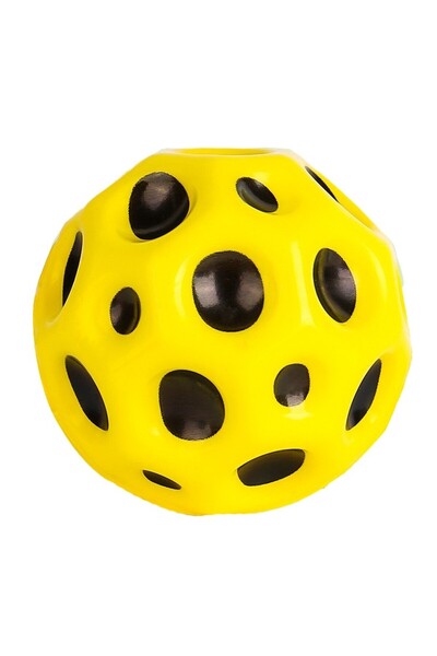 Flippy Minge Saltareata Hiperelastica, Flippy, Antistress pentru Copii, Diametru 66 mm, Galben