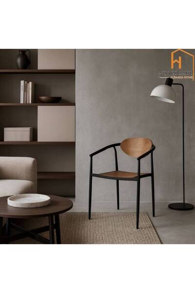 Al Saada Home Outdoor Single Chair - Black