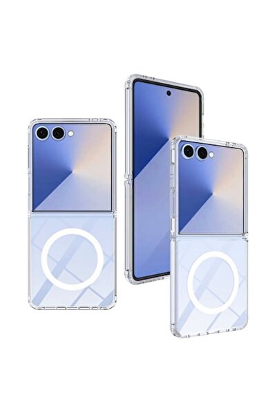 Optim Solution Carcasă AcrylVitrine pentru Samsung Galaxy Z Flip7 / Flip 7, compatibilă cu MagSafe, transparentă