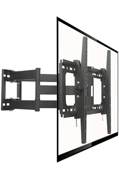 Generic Full Motion TV Wall Mount Fits Most 40-80 inch TVs, Swivel and Tilt TV Bracket with Double Hinged Ar