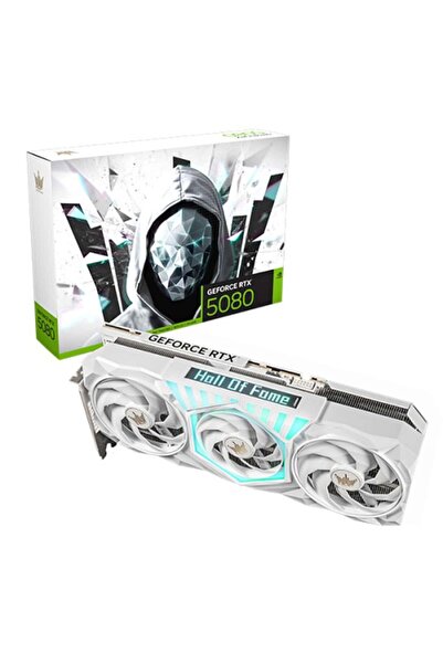 GALAX GeForce RTX 5080 HOF Gaming 1-Click OC 16GB GDDR7 256 Bit DLSS 4 Ekran Kartı (58NZN6MDDPFG)