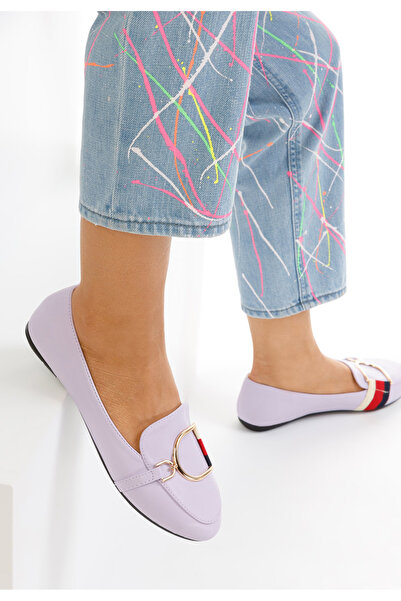 B T Shoes Μοκασίνια γυναικεια μωβ Elvira