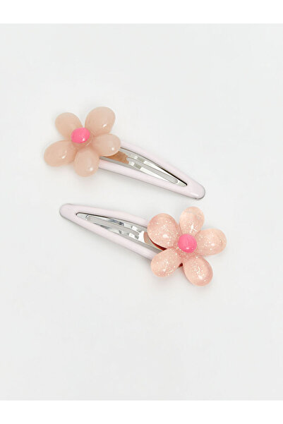 LC Waikiki Timeless Recommendations from Timeless Store |   Flower Figured Girl's Hair Clip Set of 2