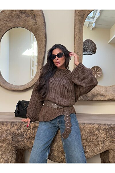 Cistern İstanbul Γυναικείο πλεκτό πουλόβερ με λεπτομέρειες