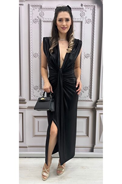 styleFlex Κομψό φόρεμα από μεταλλικό ύφασμα