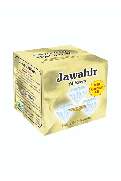 Jawahiralreem Wax مزيل الشعر الطبيعي بزيت جوز الهند من جواهر الريم 500 جرام
