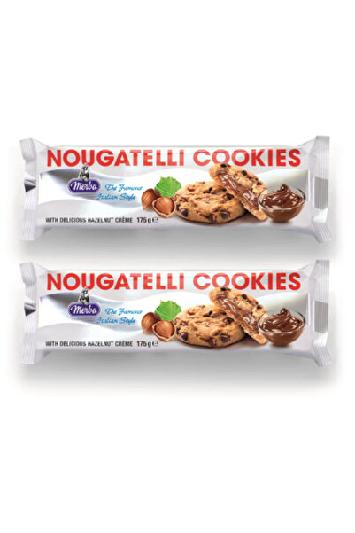 Merba كوكيز نوجاتيللي (175 جرام × 2) × 4 عبوات