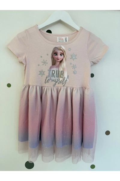 kidstalya Elsa Tüllü Elbise