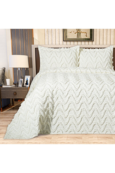 Veranova Home PonPon çift Kişilik Yatak Örtüsü Takımı 250 x 260