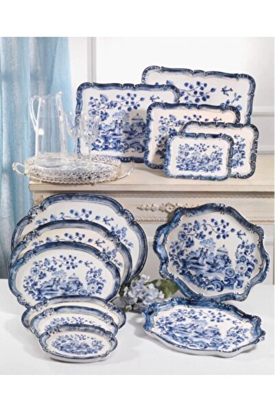 Tirinnanzi Aless Blue Victorian Oval